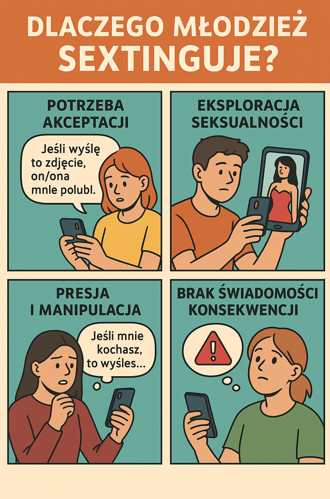 DLACZEGO MŁODZIEŻ SEXTINGUJE?  PSYCHOLOGICZNE PRZYCZYNY CYFROWEJ INTYMNOŚCI
